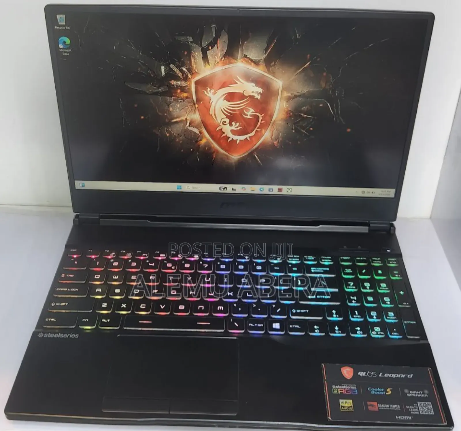 New Laptop MSI 16GB Intel Core i5 SSD 512GB