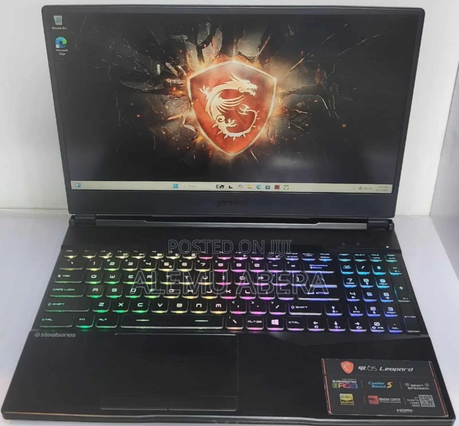 New Laptop MSI 16GB Intel Core i5 SSD 512GB