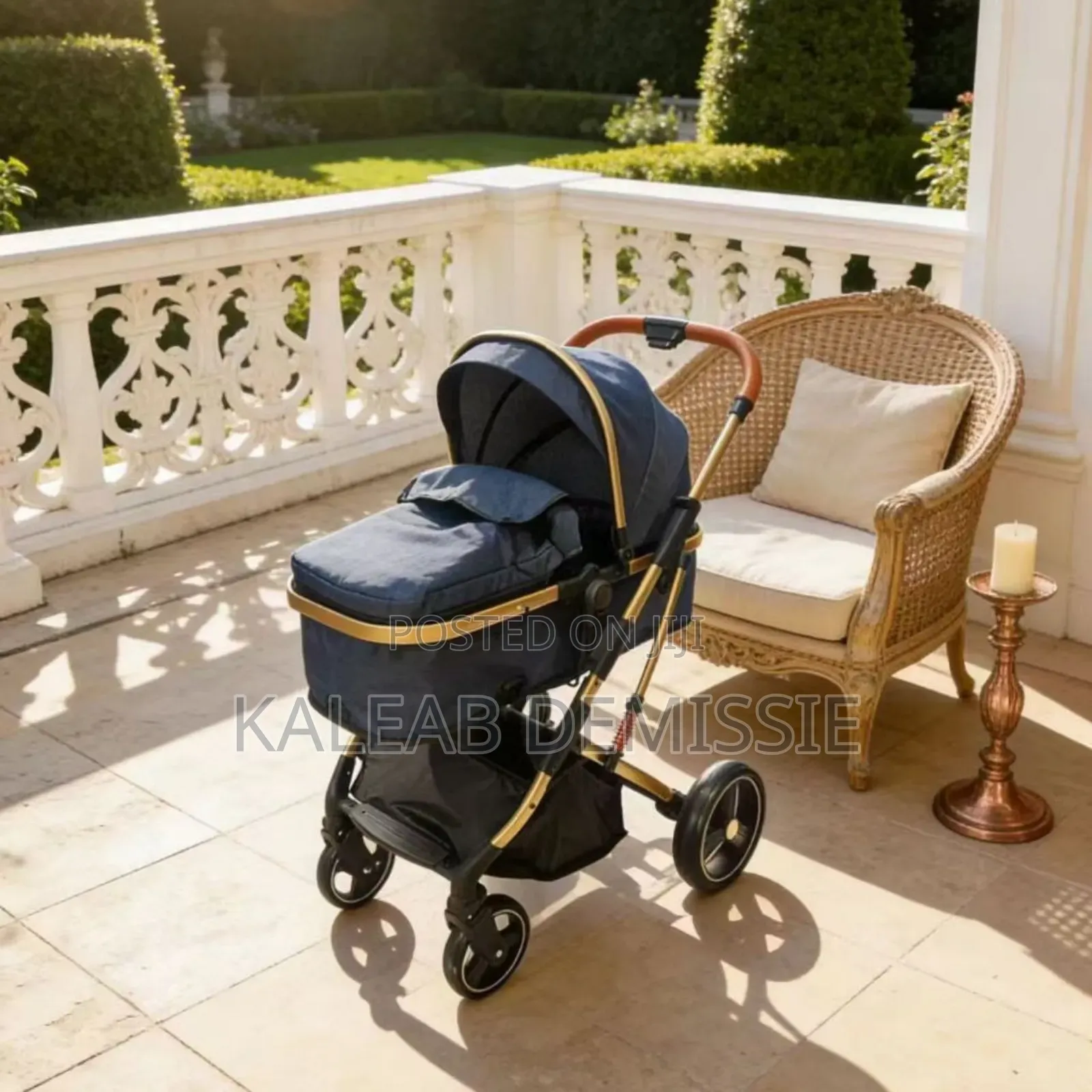 Baby Stroller For Newborn መተኛ መሆን የሚችል