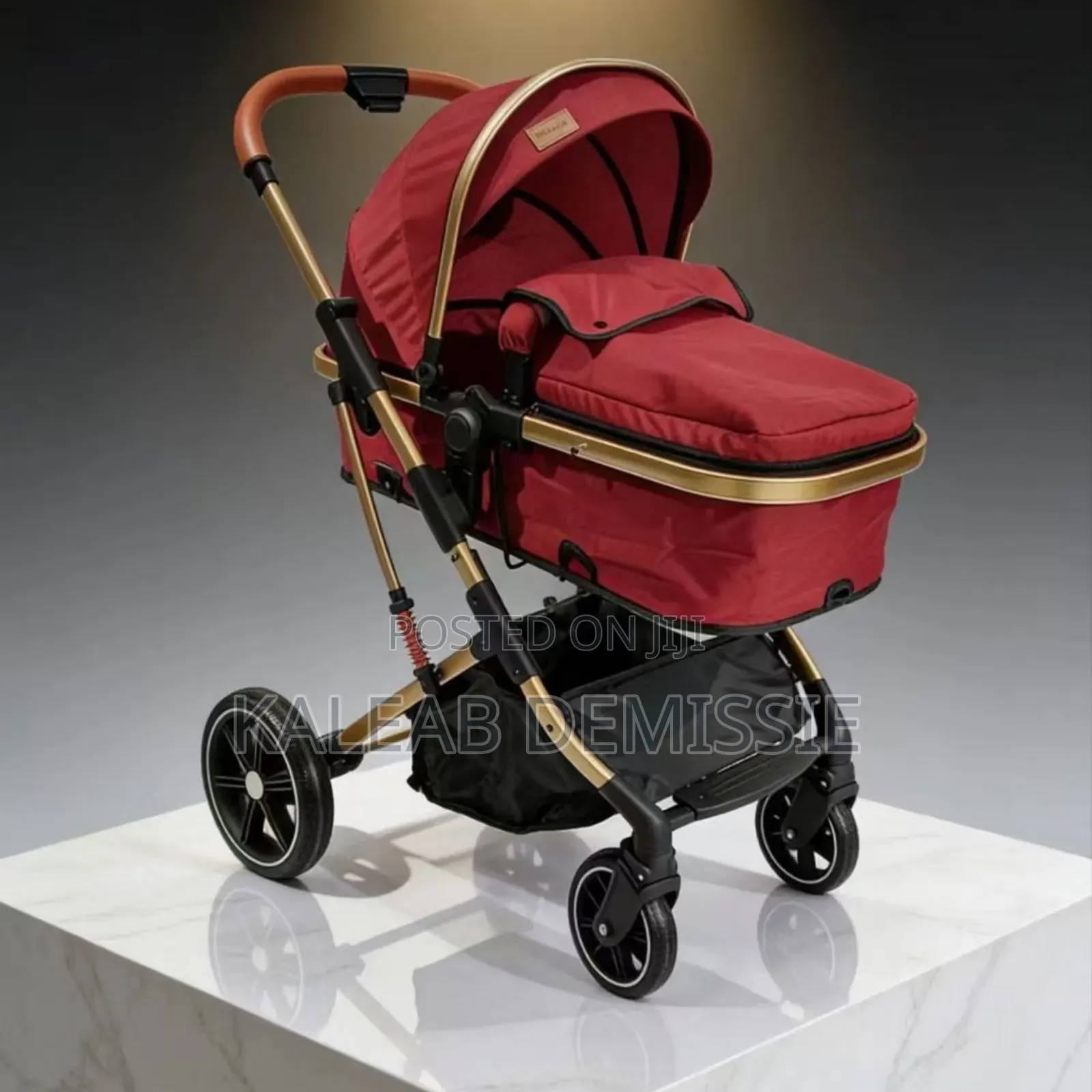 Baby Stroller For Newborn መተኛ መሆን የሚችል