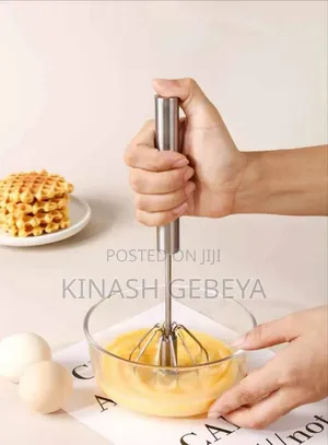 Semi Automatic Egg Whisk(Stainless Steel Material)