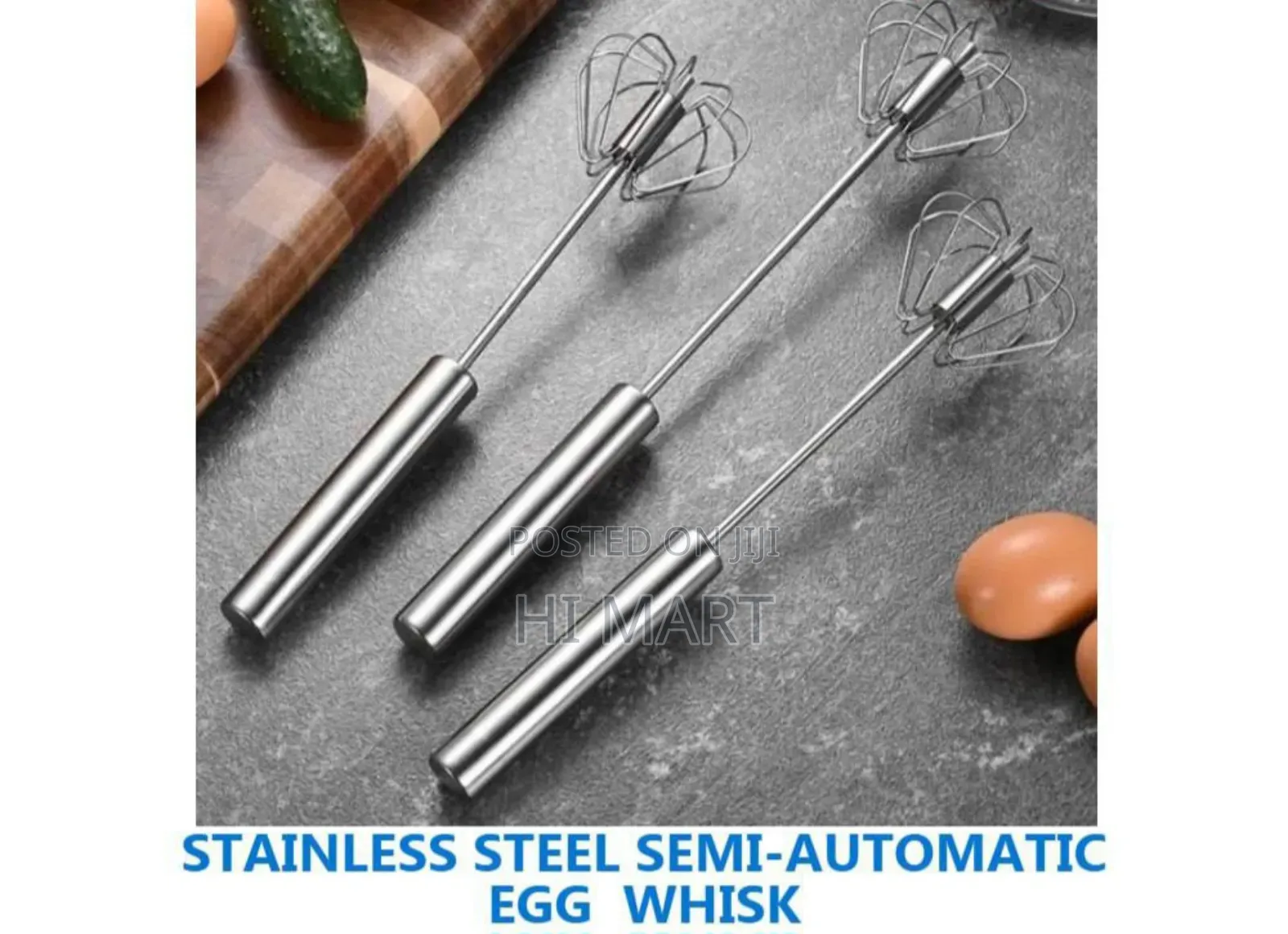 Stainless Steel Semi Automatic Egg Whisk