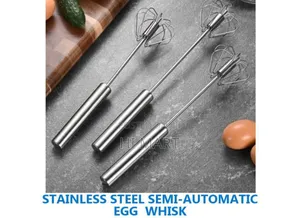 Stainless Steel Semi Automatic Egg Whisk