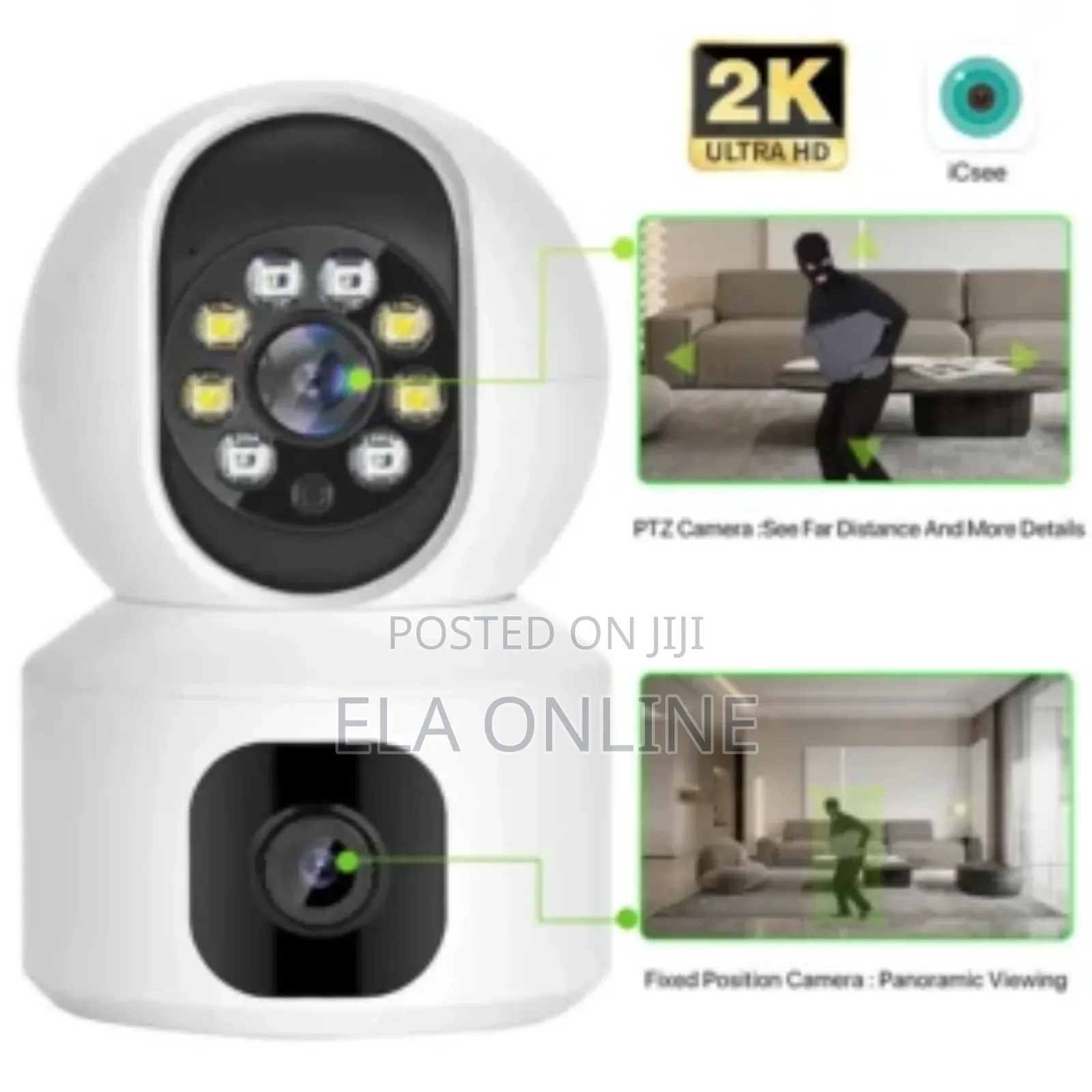 Home Security Camera System ስቴላር C401 ስማርት ዋይፋይ የቤት ካሜራ