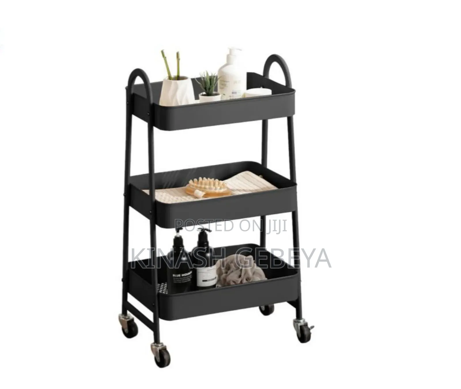 3 Layer Metal Storage Trolley(4 Tier)