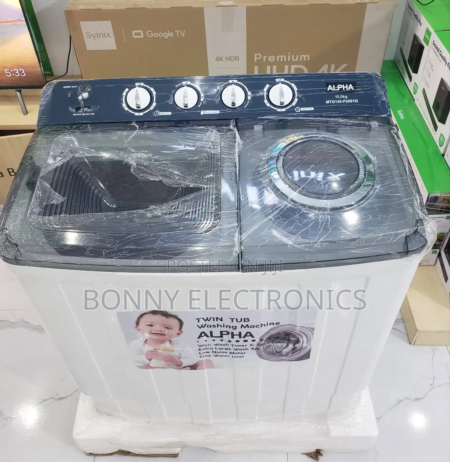 Alpha Washing Machine 15kg