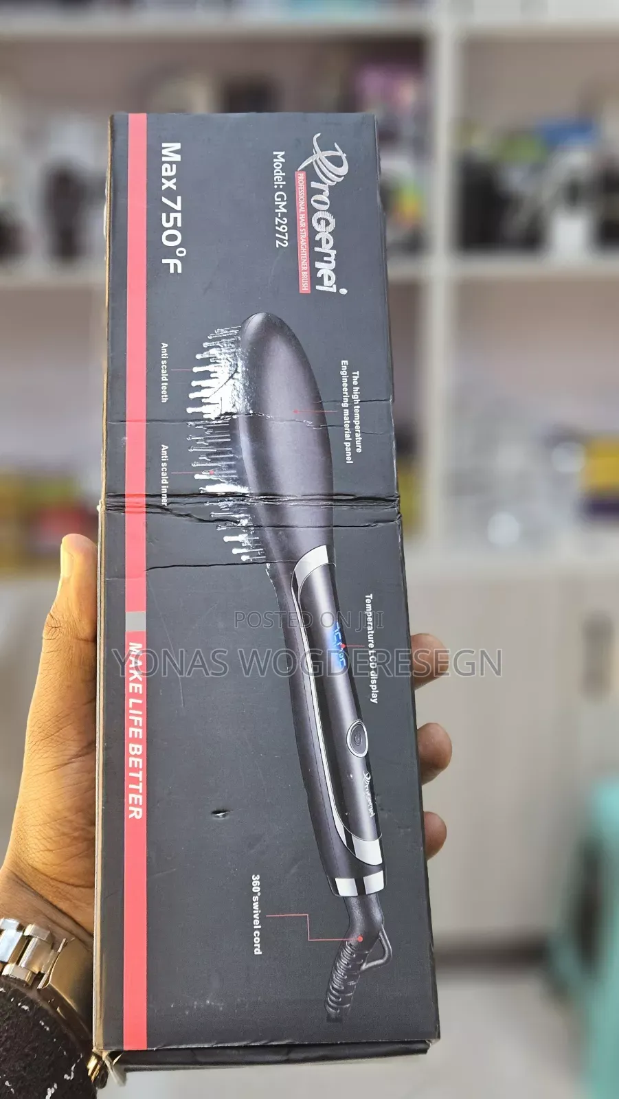 Hair Straightening Brush