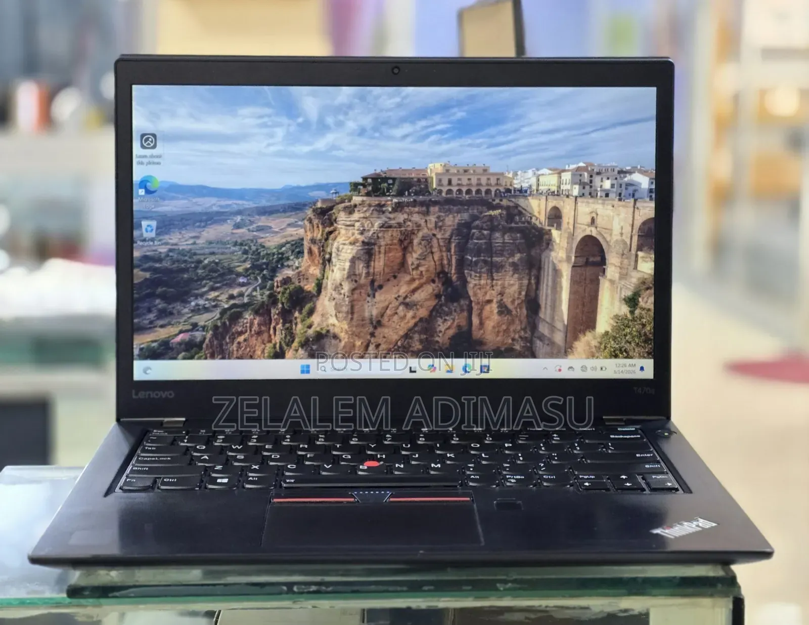 New Laptop Lenovo ThinkPad T470s 8GB Intel Core i5 SSD 256GB
