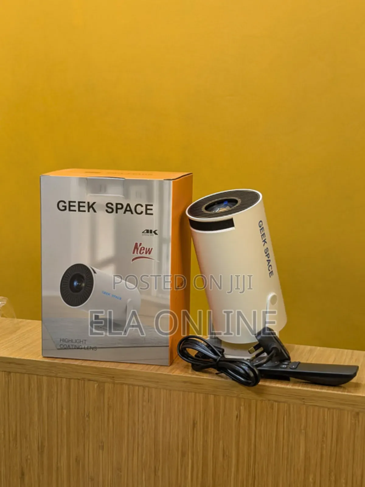 Geek Space Hy300 Multimedia Projector New Tech With High Resolution