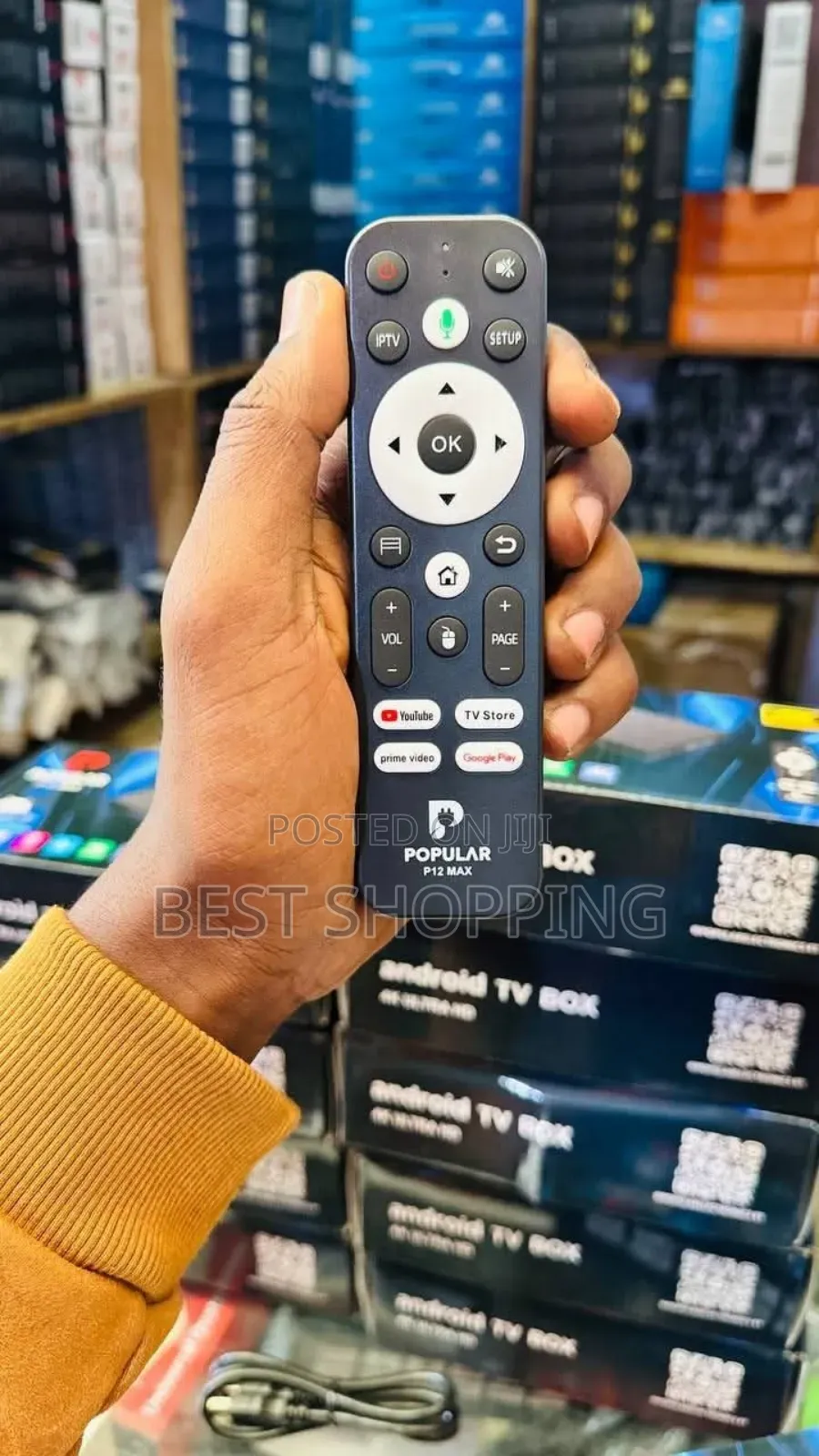Popular P-12max Android Tv Smart Box የቲቪ ስማርት ማድረጊያ 16 Gb 2 Gb Ram