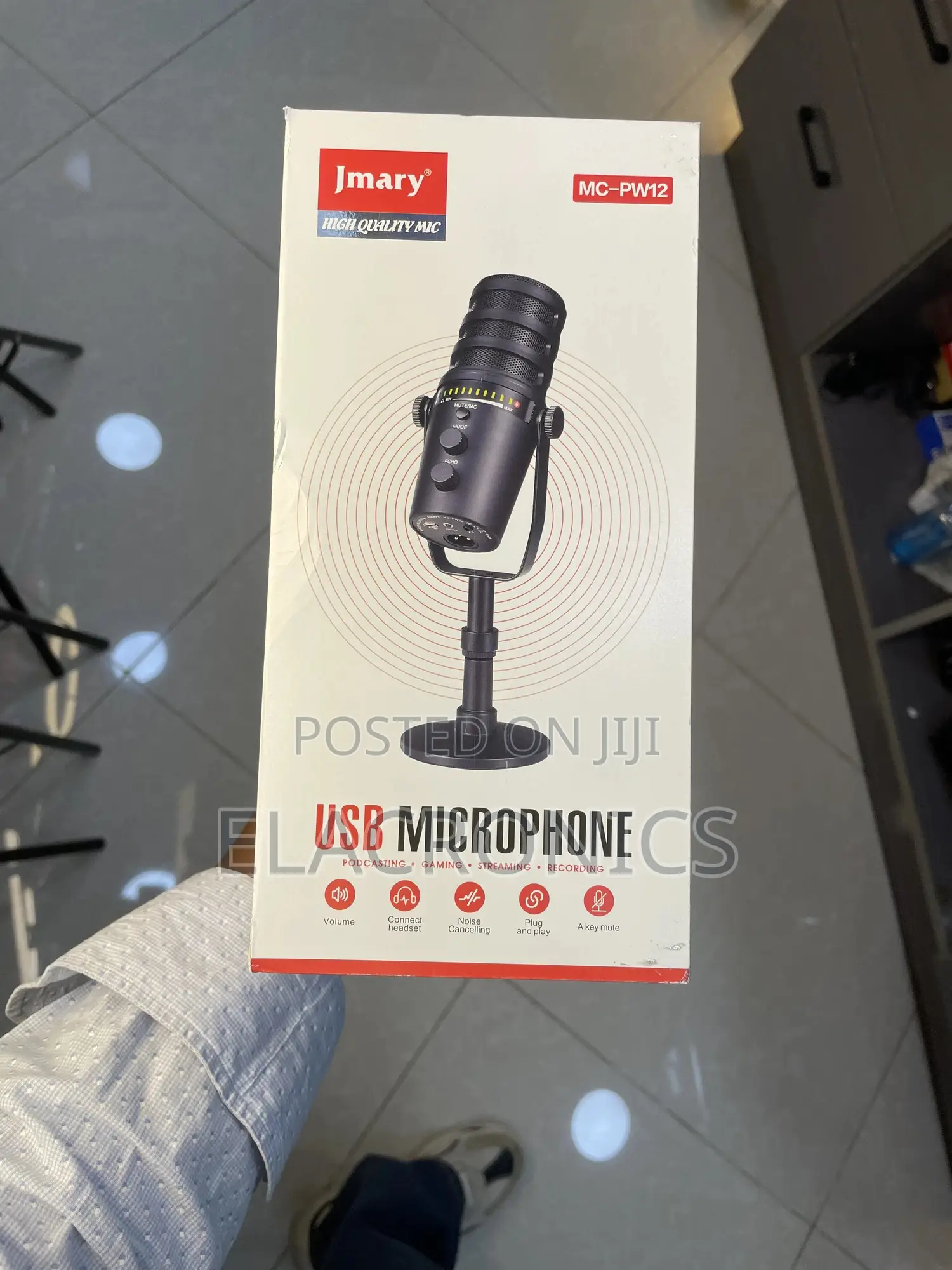 Jmary Quality Podcast and Youtube Mic Usb Microphone