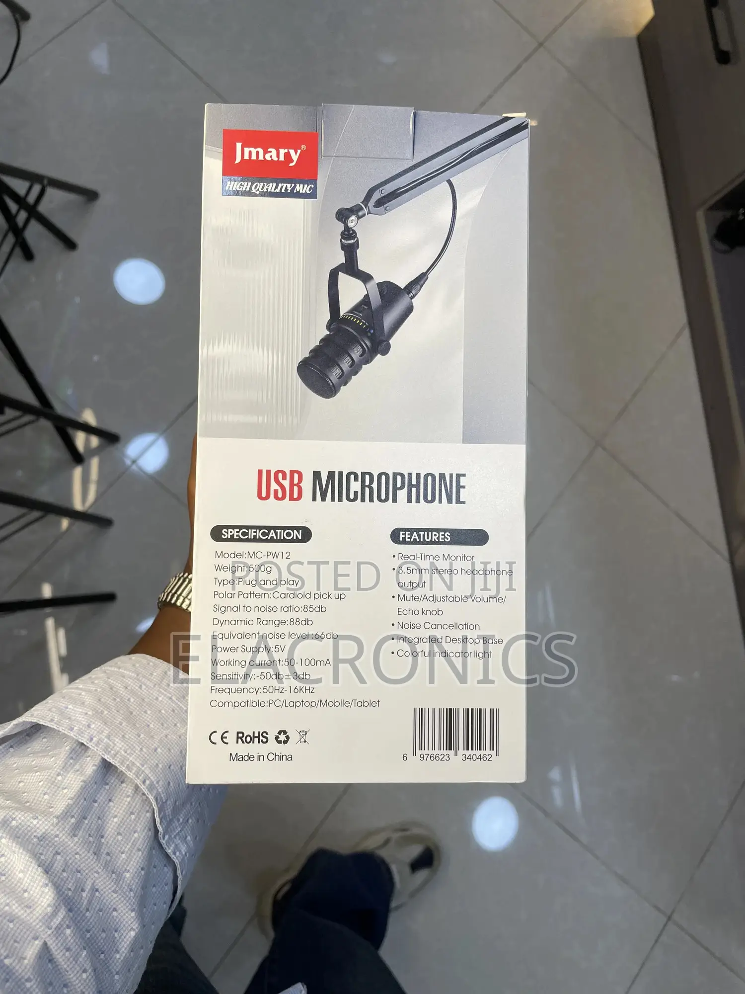 Jmary Quality Podcast and Youtube Mic Usb Microphone