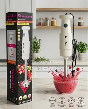 ​Silver Love ሃይ-ስፒድ የእጅ ብሌንደር (Hand Blender) - አዲስ ሞዴል