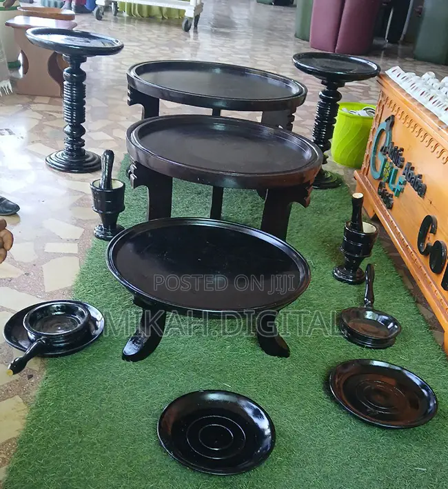ሙሉ ከእንጨት የተሰራ የጅማ የቡና ሴት | Complete Wooden Jimma Coffee Set