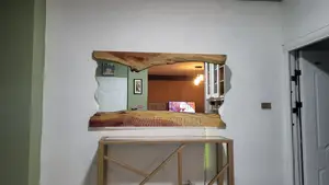 Handcrafted Rustic Wood Mirror