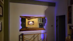 Handcrafted Rustic Wood Mirror