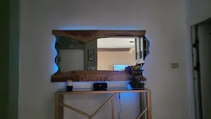 Handcrafted Rustic Wood Mirror