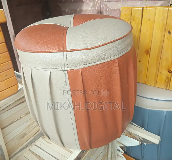 Mini Leather Sponge Coffee Chair 40cm Diameter