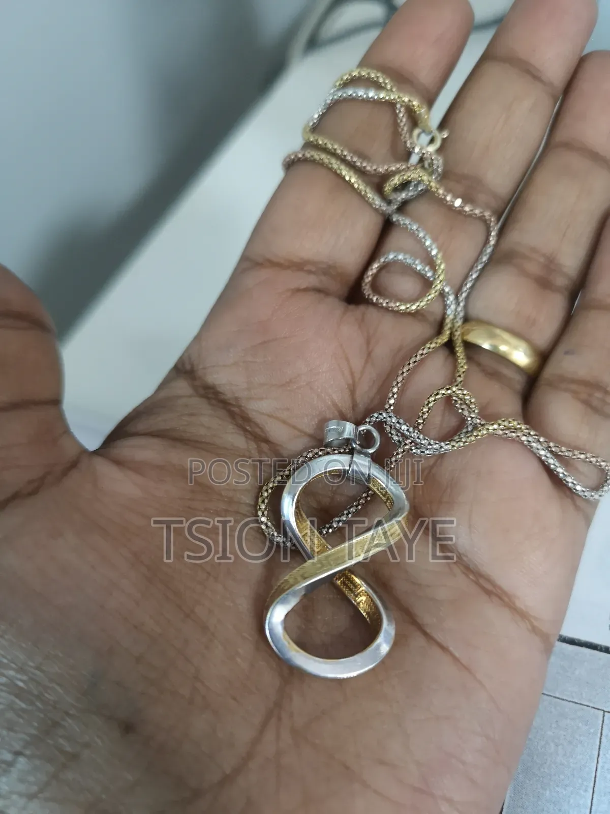 Extra Silver Necklace and Ear Ring