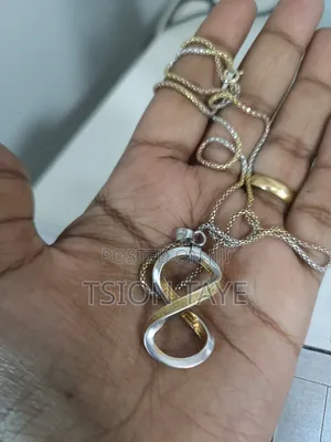 Extra Silver Necklace and Ear Ring