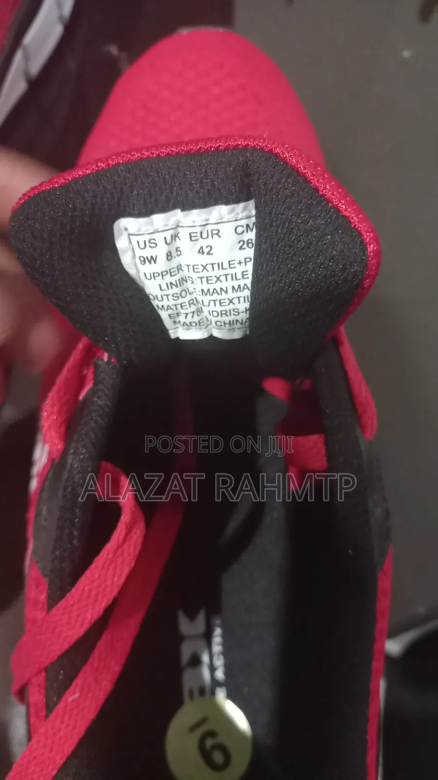 Red RBX Athletic Sneakers