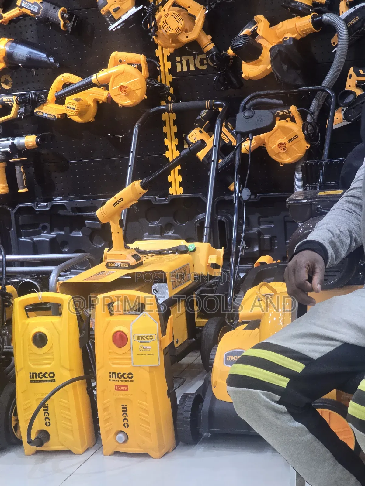 Ingco 20v Cordless Pressure Washer – Portable High Pressure Cleaner
