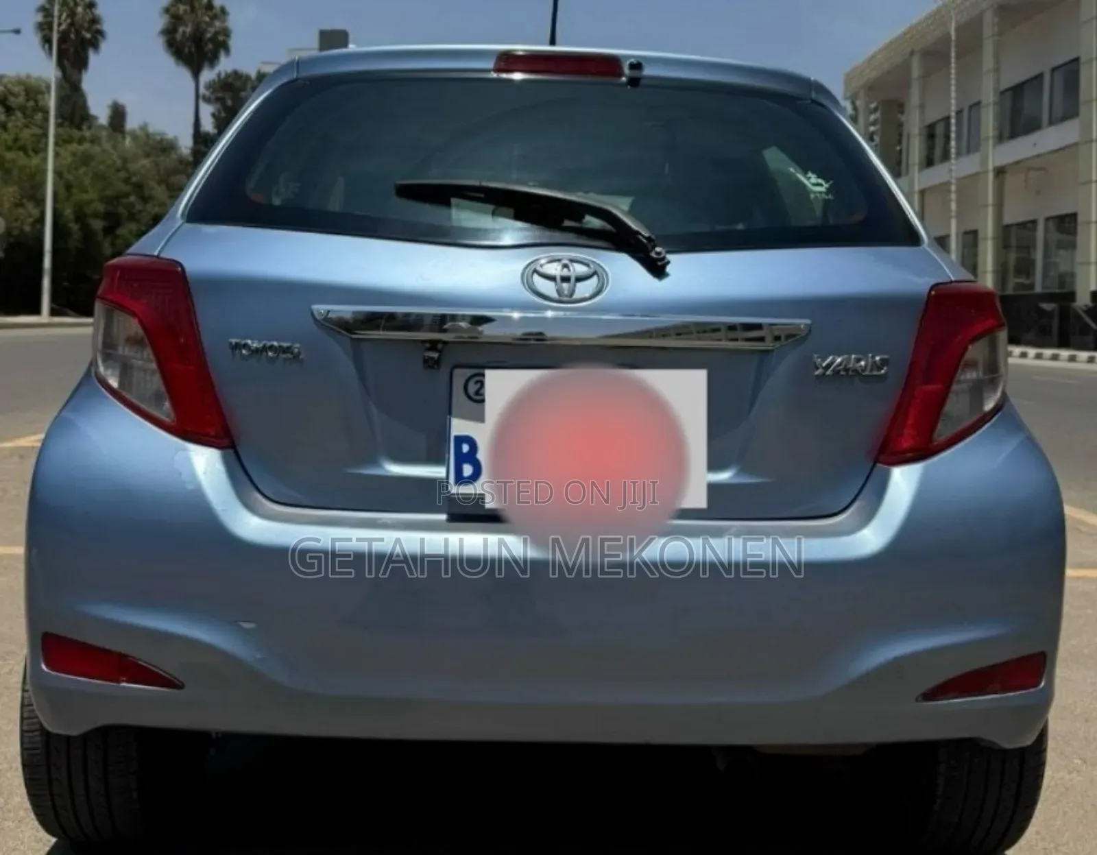 Toyota Yaris 2012 Blue