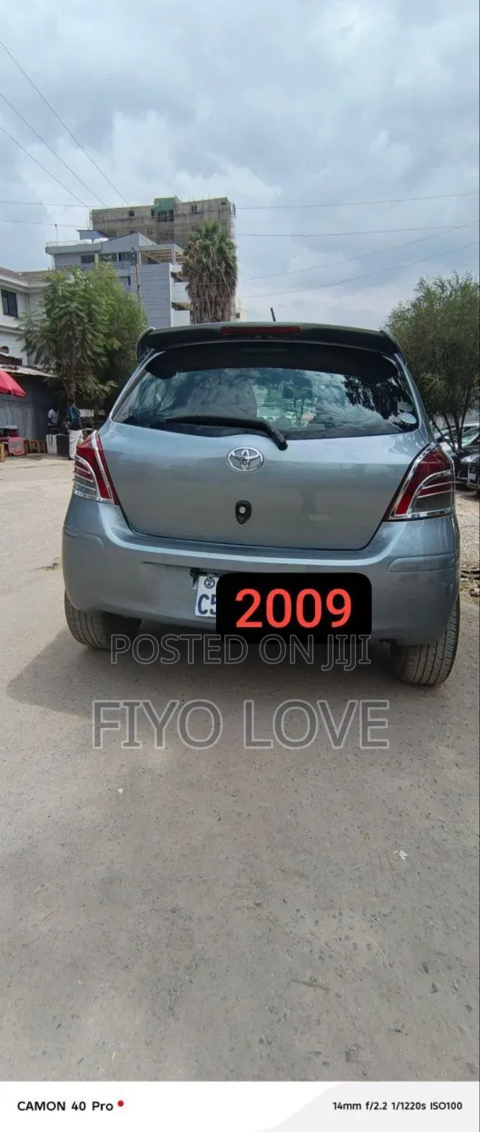 Toyota Yaris 2009 Gray