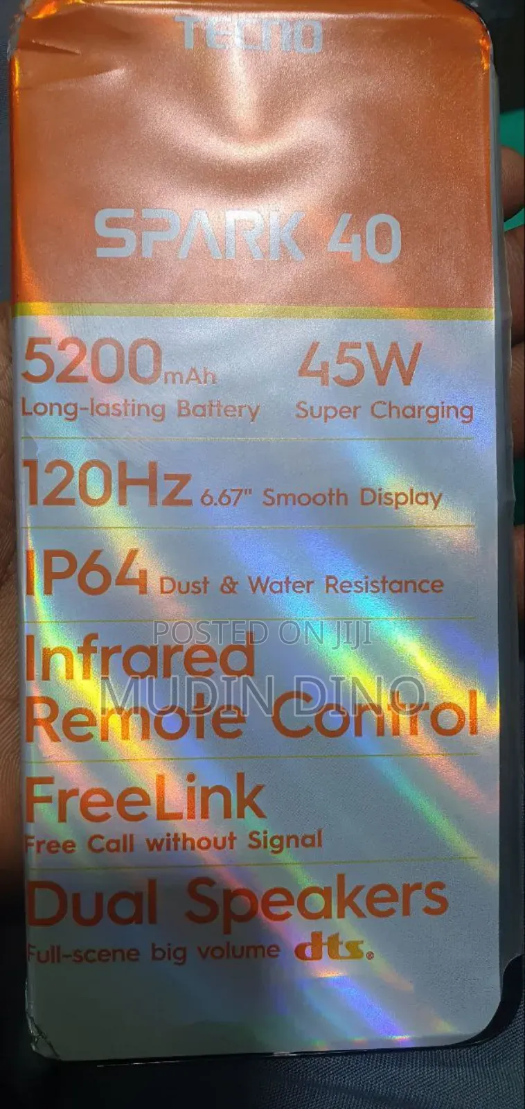New Tecno Spark 40 128 GB Gray