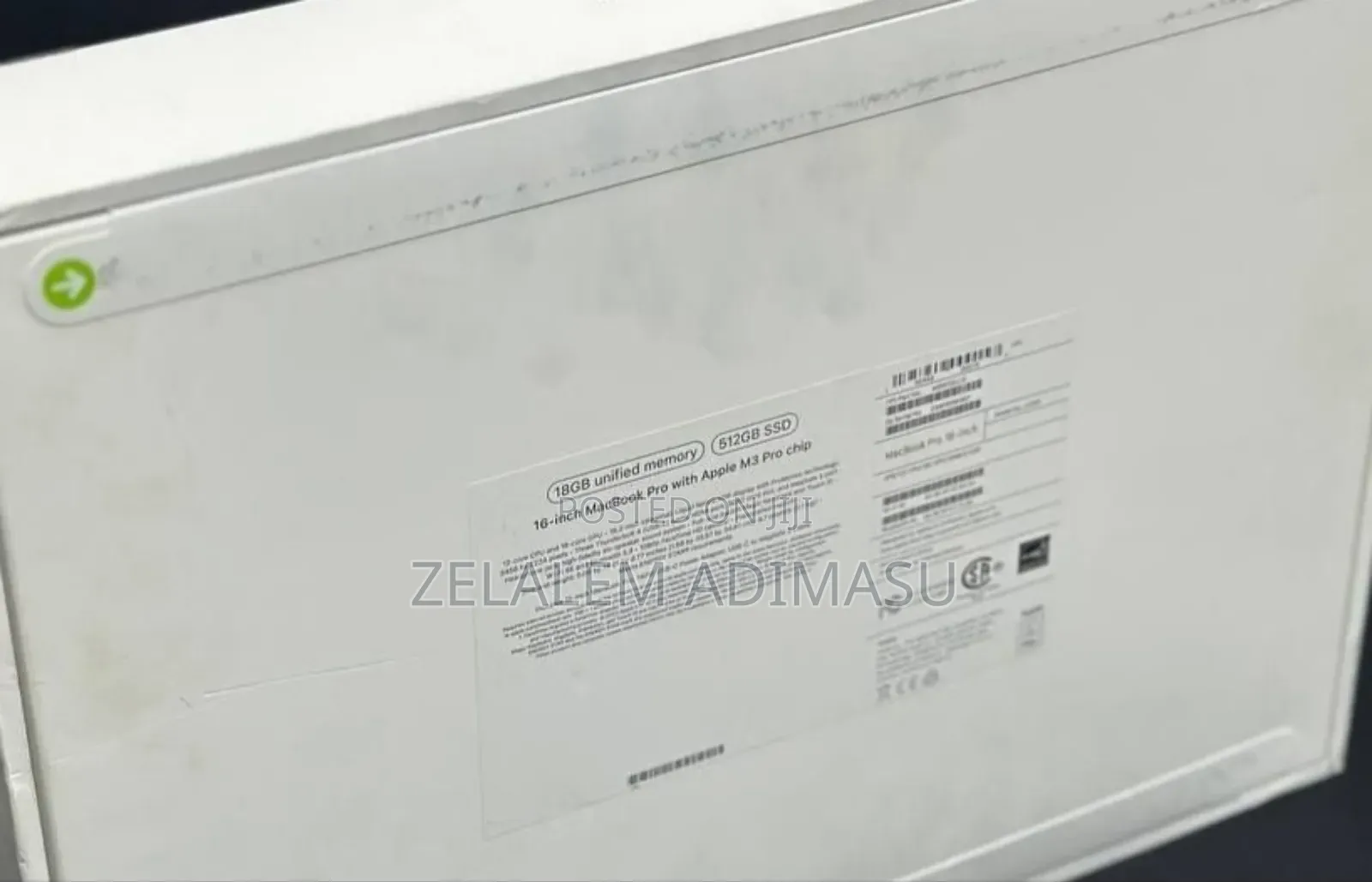 New Apple MacBook Pro 2023 M3 Pro 16-inch 36GB Apple M3 Pro SSD 512GB