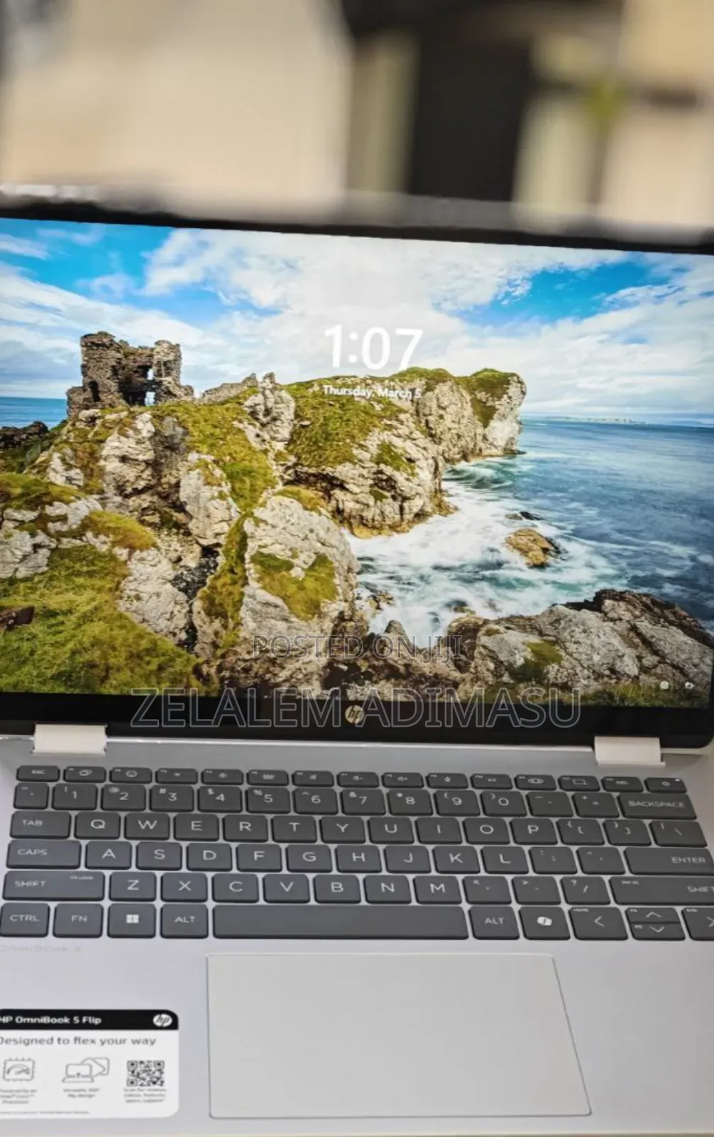 New Laptop HP OmniBook X Flip 14" 16GB Intel Core 7 SSD 1T