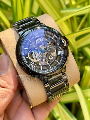 Cartier Automatic Mechanical Premium Quality Men's | Skeleton Dial