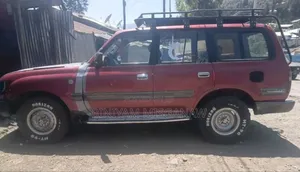 Toyota Land Cruiser 1990 Red