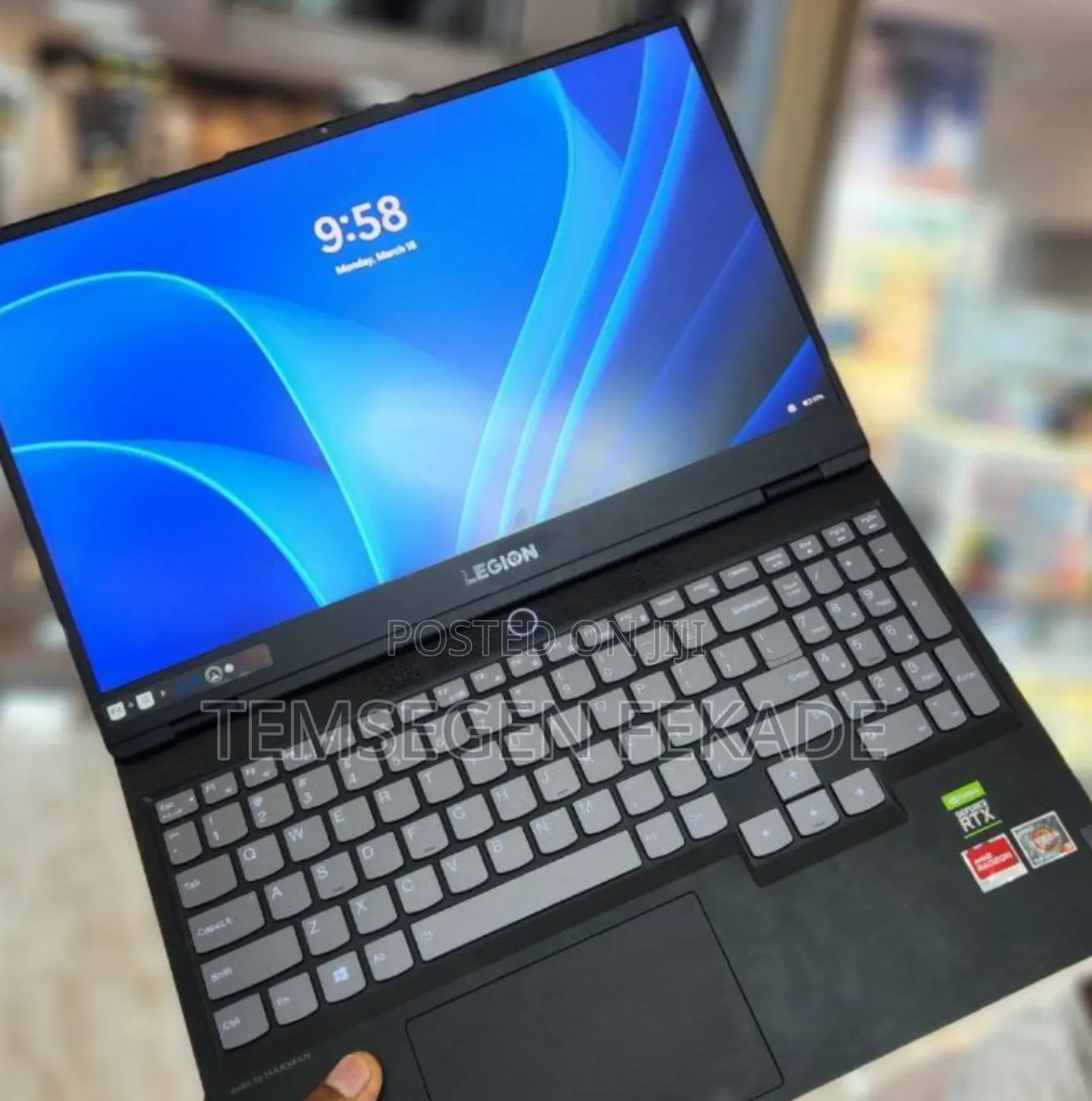 New Laptop Lenovo Legion 7 16GB AMD Ryzen 9 SSD 512GB