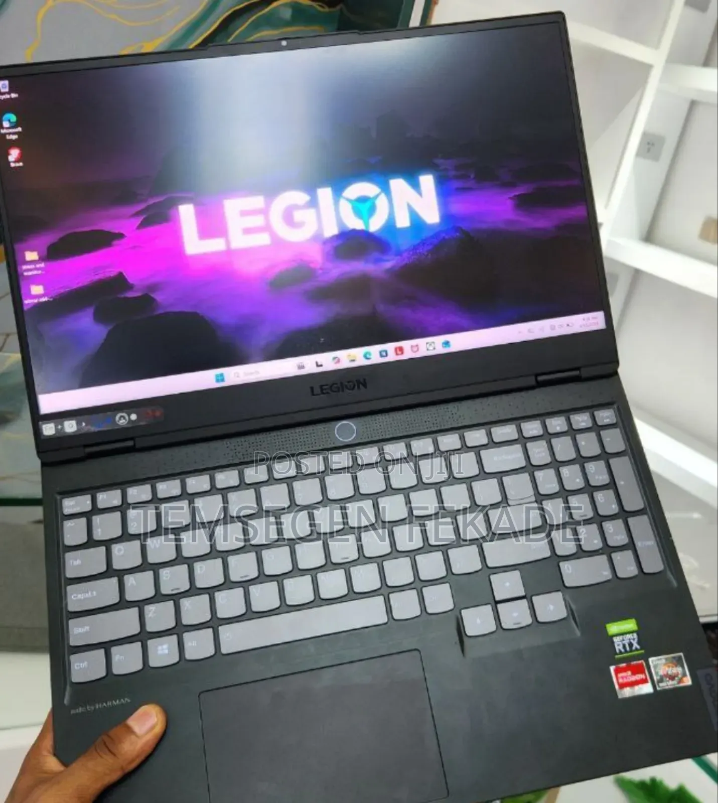 New Laptop Lenovo Legion 7 16GB AMD Ryzen 9 SSD 512GB