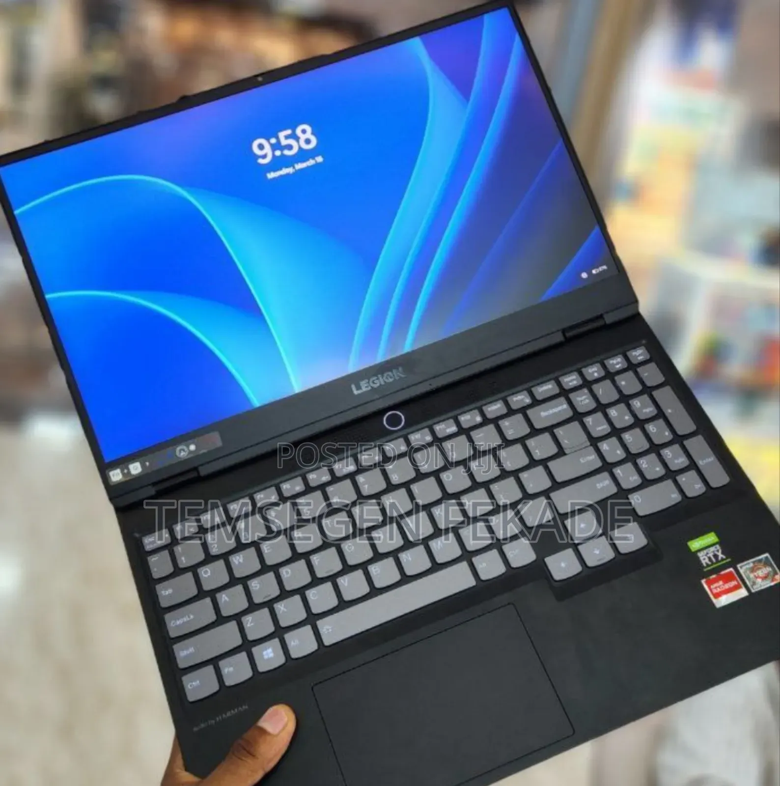 New Laptop Lenovo Legion 7 16GB AMD Ryzen 9 SSD 512GB