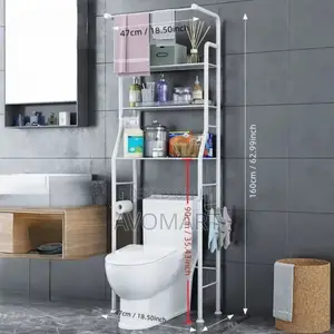 የፎጣ ማስጪያ ያለው ላሜራ ሼልፉ