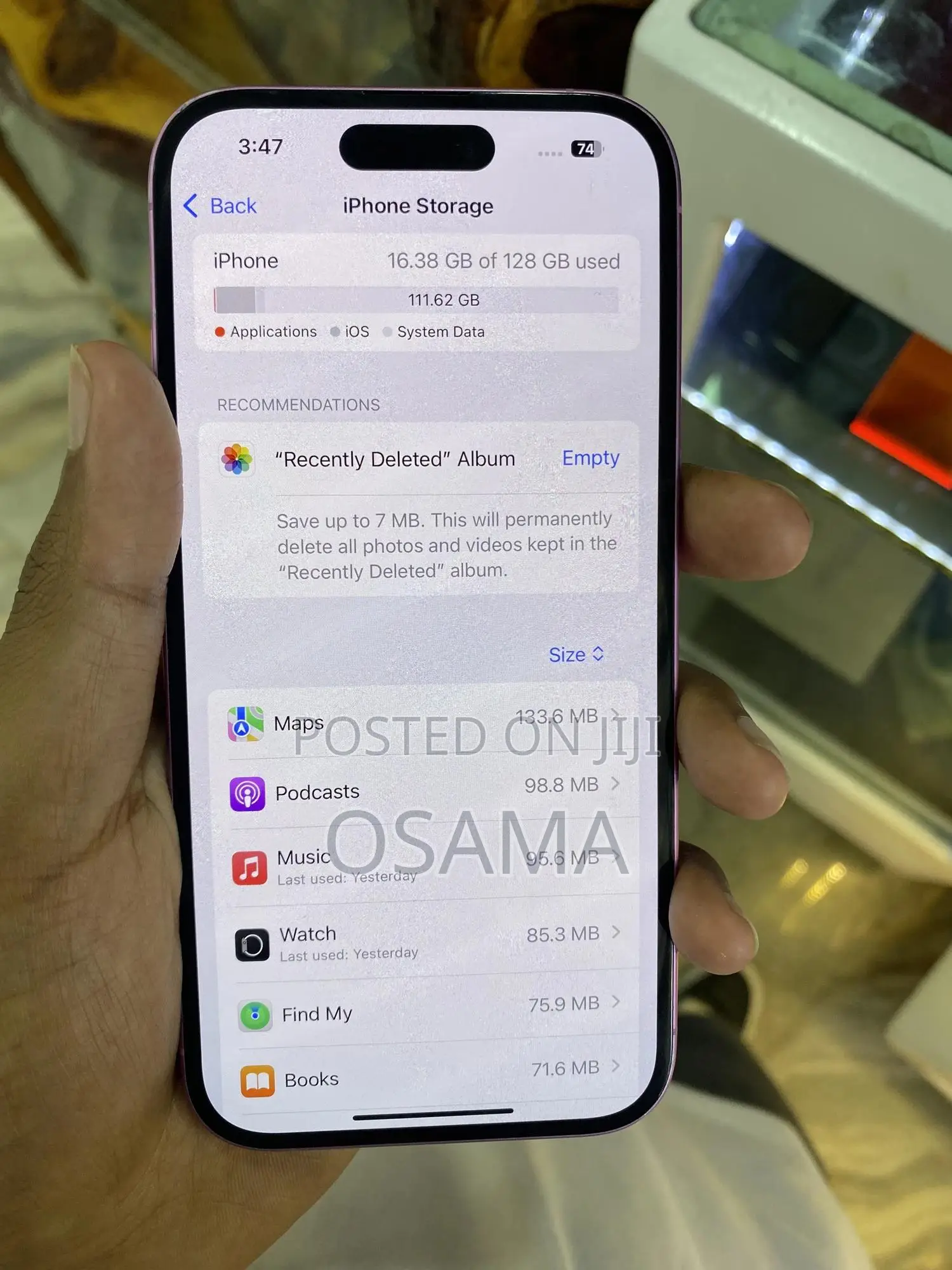 Apple iPhone 16 128 GB Pink