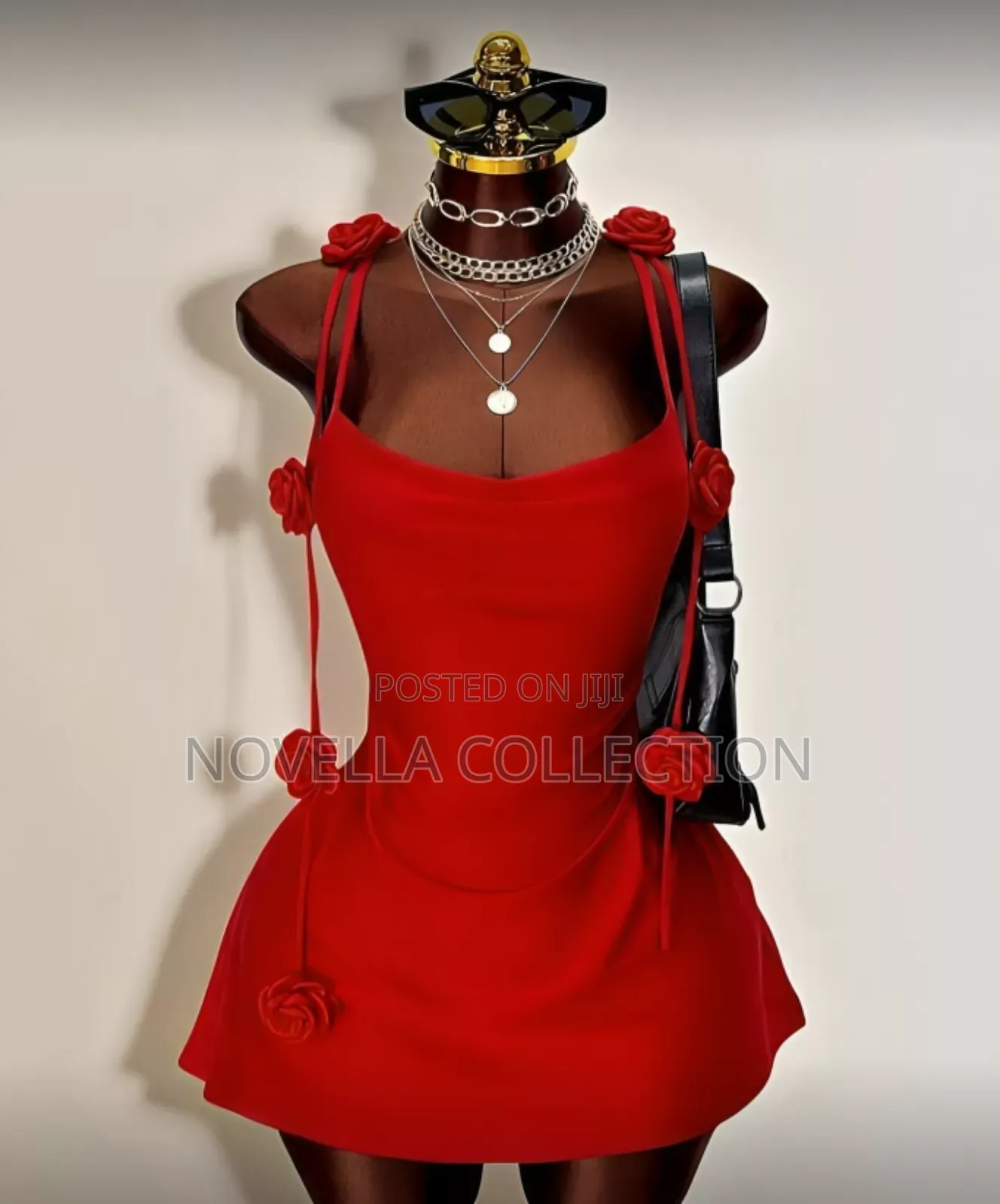 Women's Sexy Mini Pencil Dress With Spaghetti Straps and Knot Details