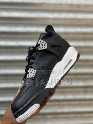 Air Jordan 4 Oreo Inspired Sneakers