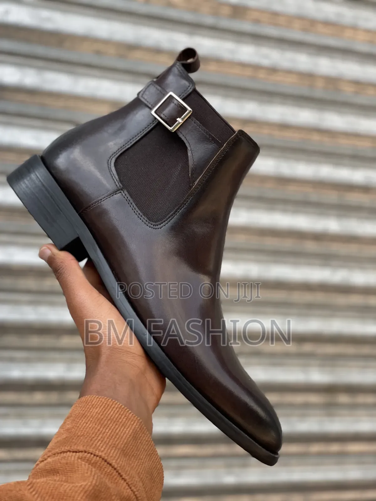 Chelsea Boots: Dark Brown Smooth Leather Shoes (Order Now)