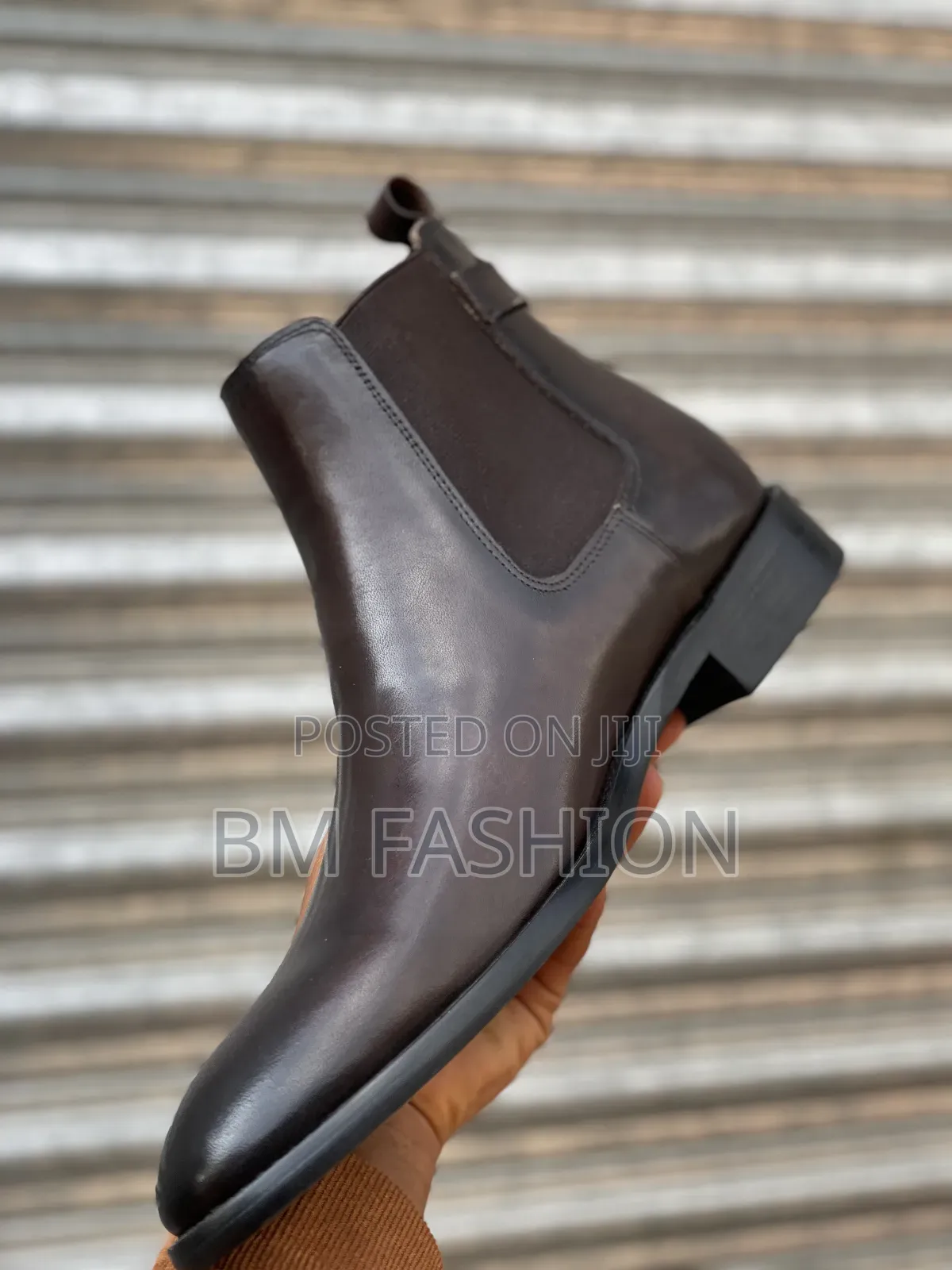 Chelsea Boots: Dark Brown Smooth Leather Shoes (Order Now)