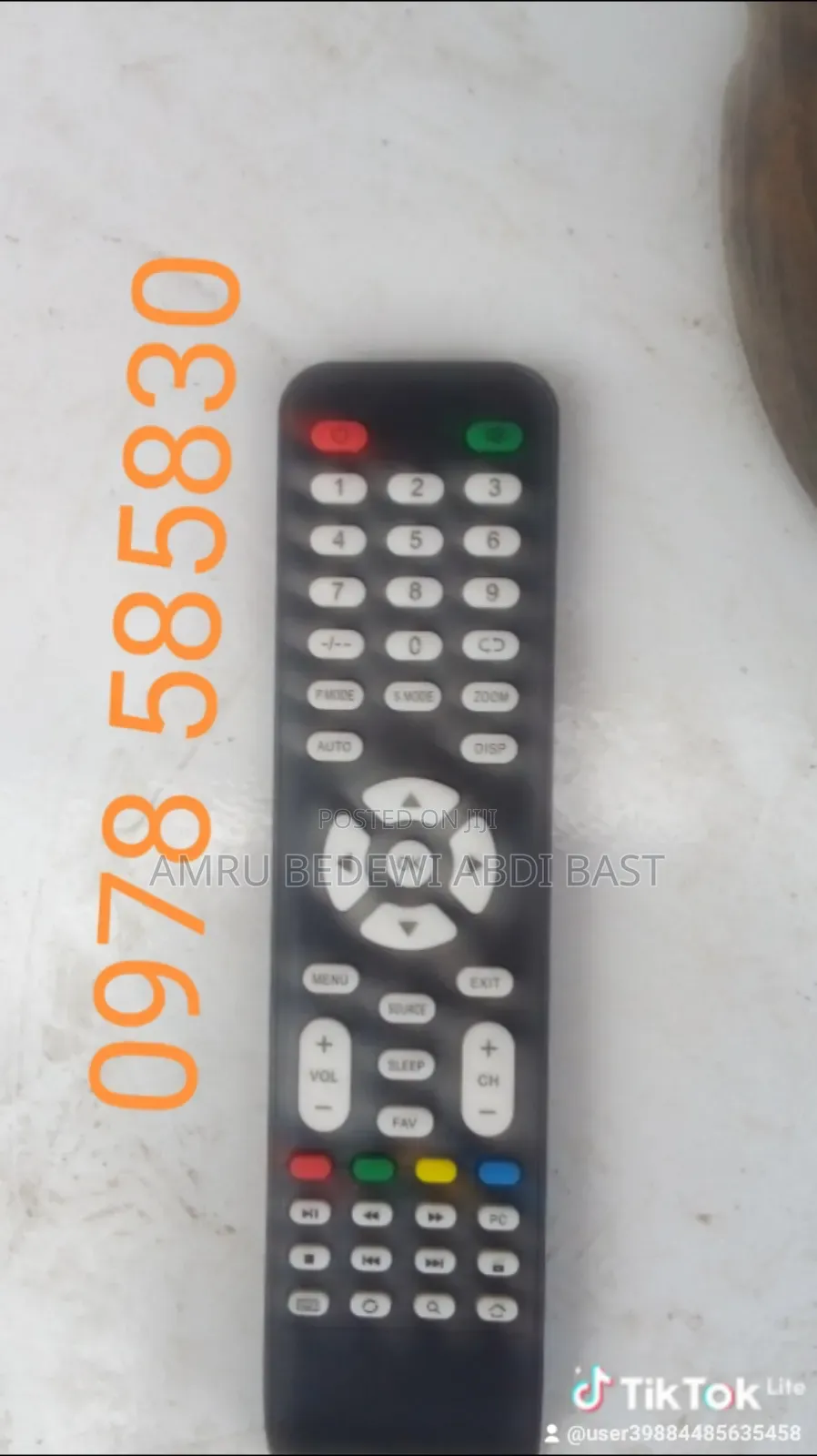የቲቪም ሆነ የሪሲቨር ሪሞት አለን የዘዙን