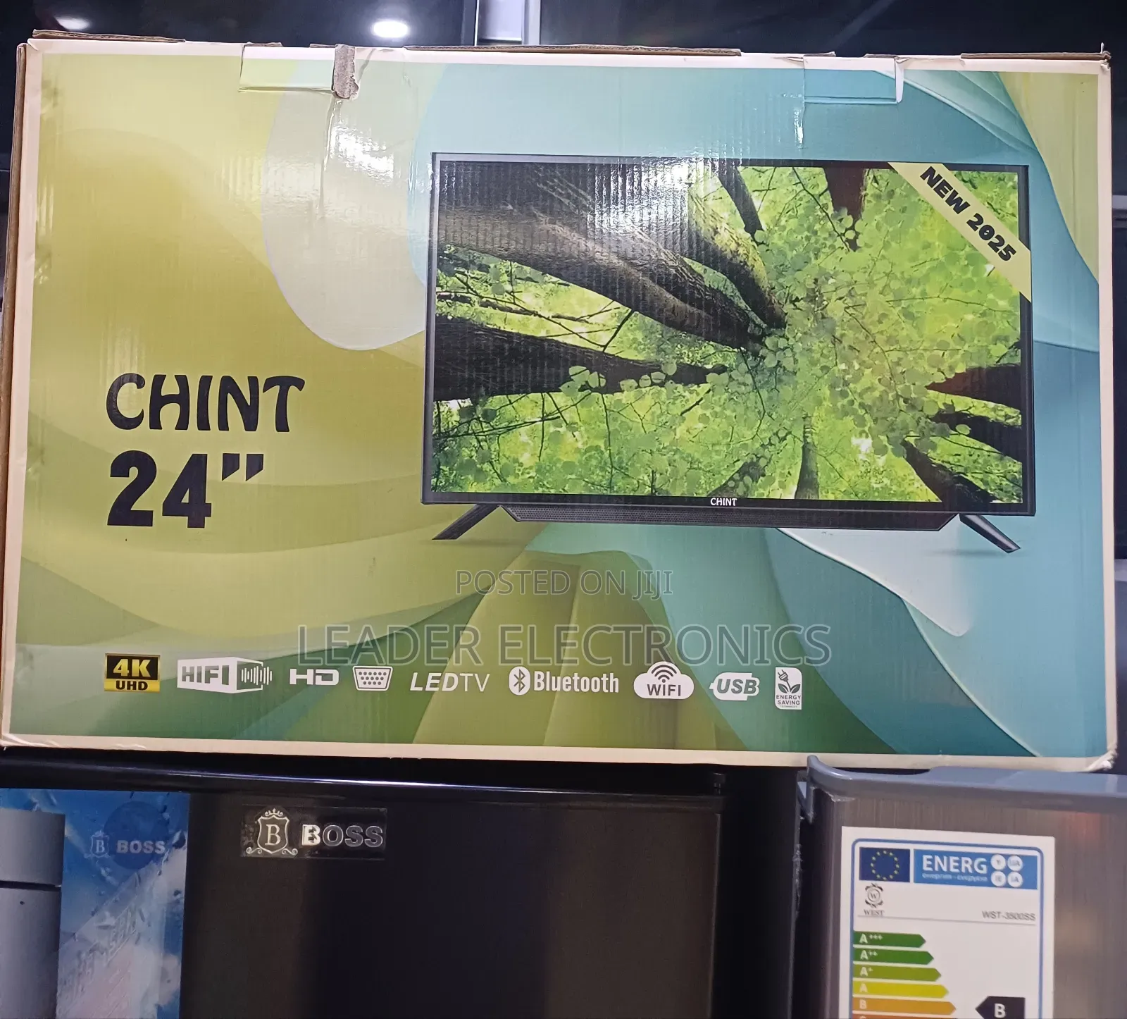 Chint Tv 24′′ Led Tv – Double Glass | Clear Compact