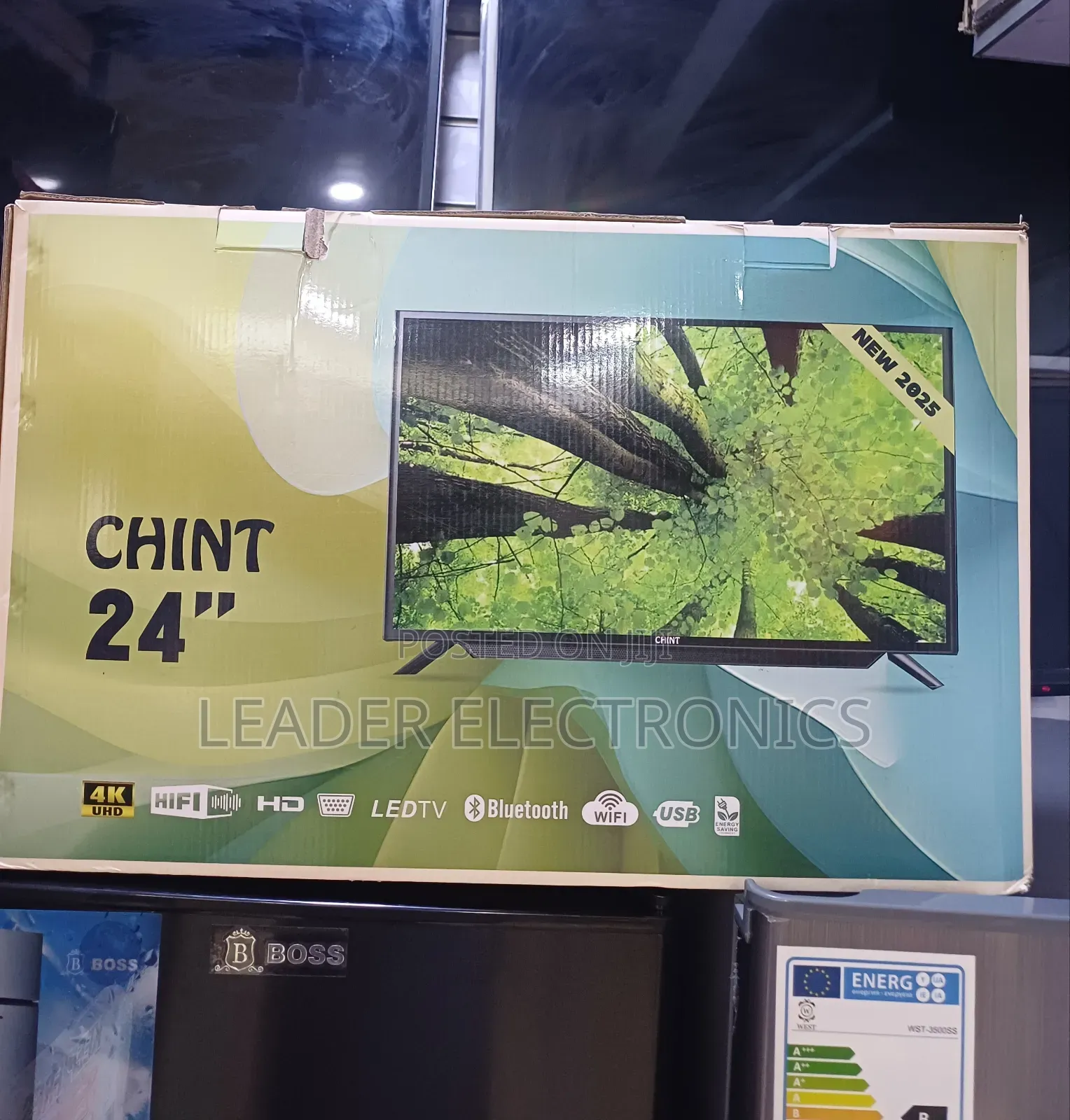 Chint Tv 24′′ Led Tv – Double Glass | Clear Compact