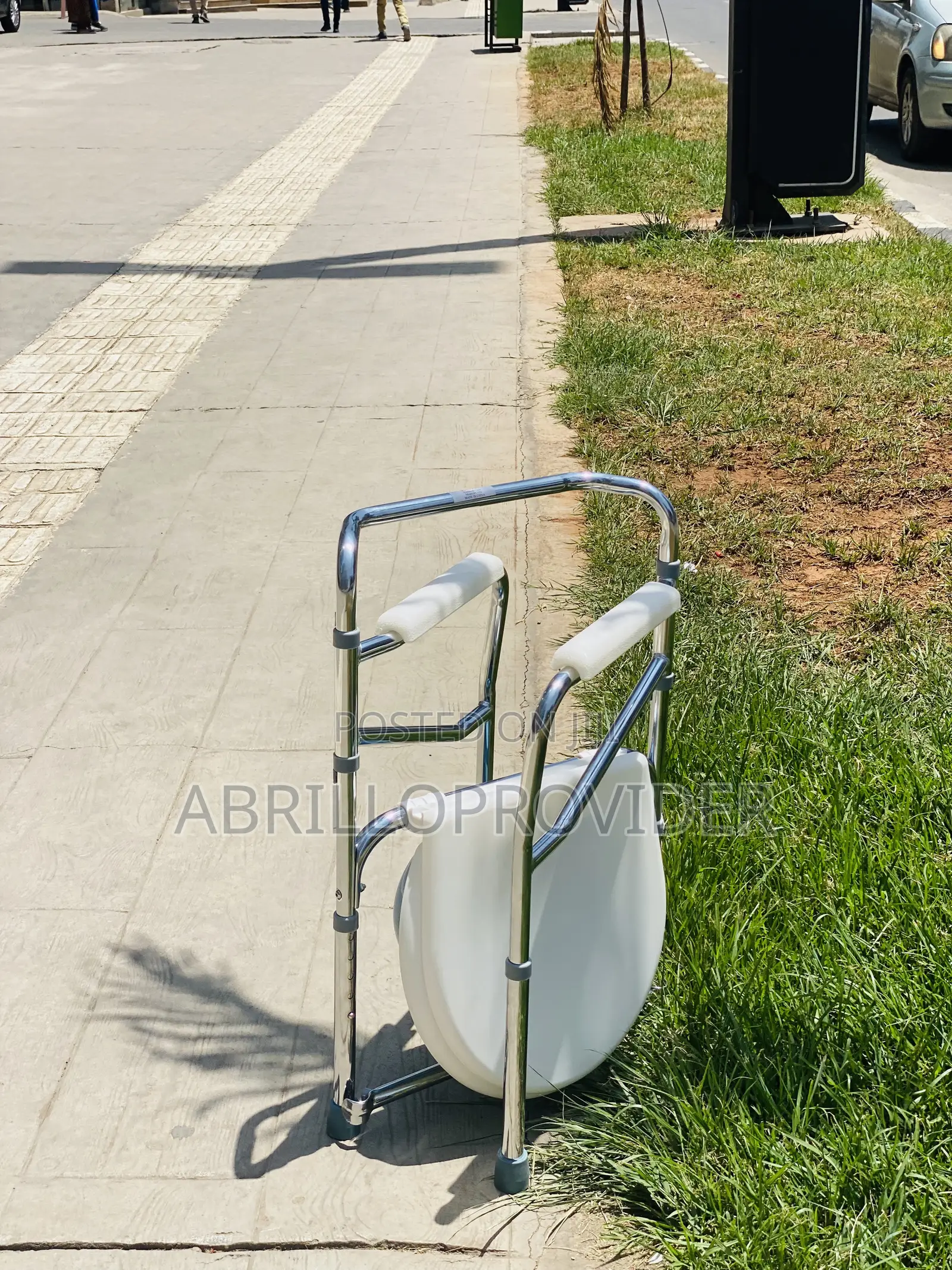 Folding Commode Chair With Wheelshinged Plastictoiletlitre Bucket With