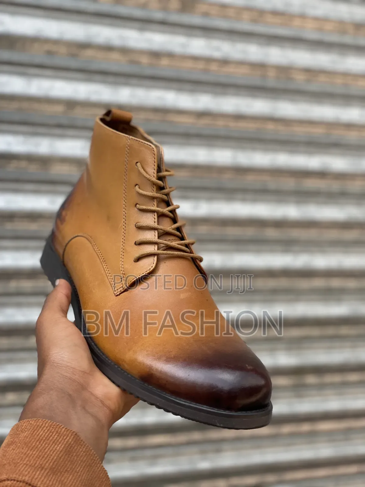 Clarkstan Burnished Leather Lace-Up Ankle Boots