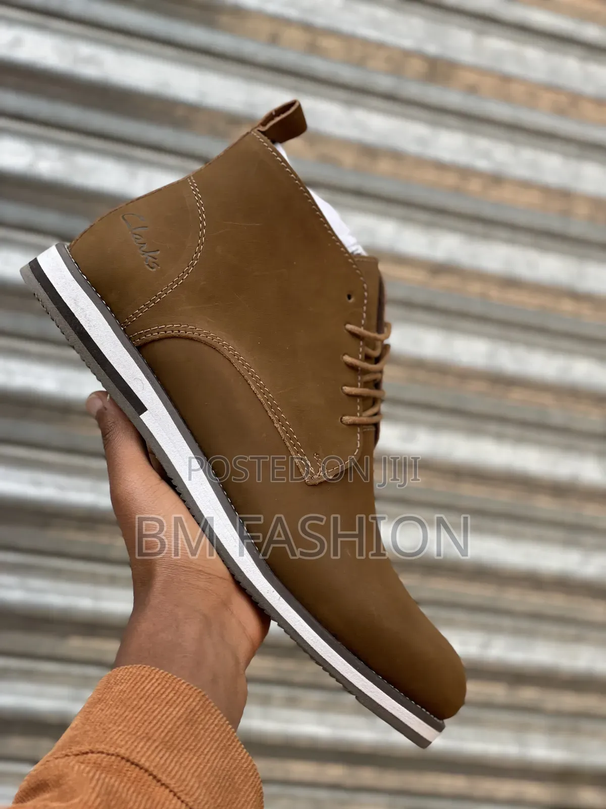 Premium Clarks Brown Matte Leather Boots