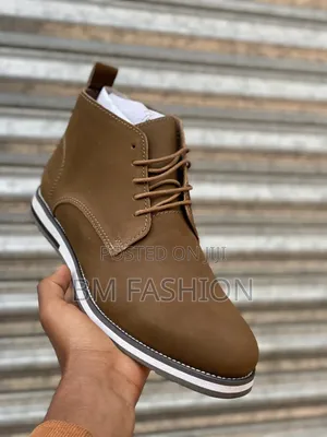 Premium Clarks Brown Matte Leather Boots