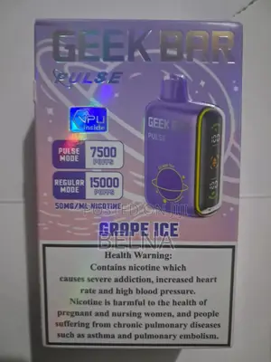 Geek Bar (Grape Ice)15,000 Puffs